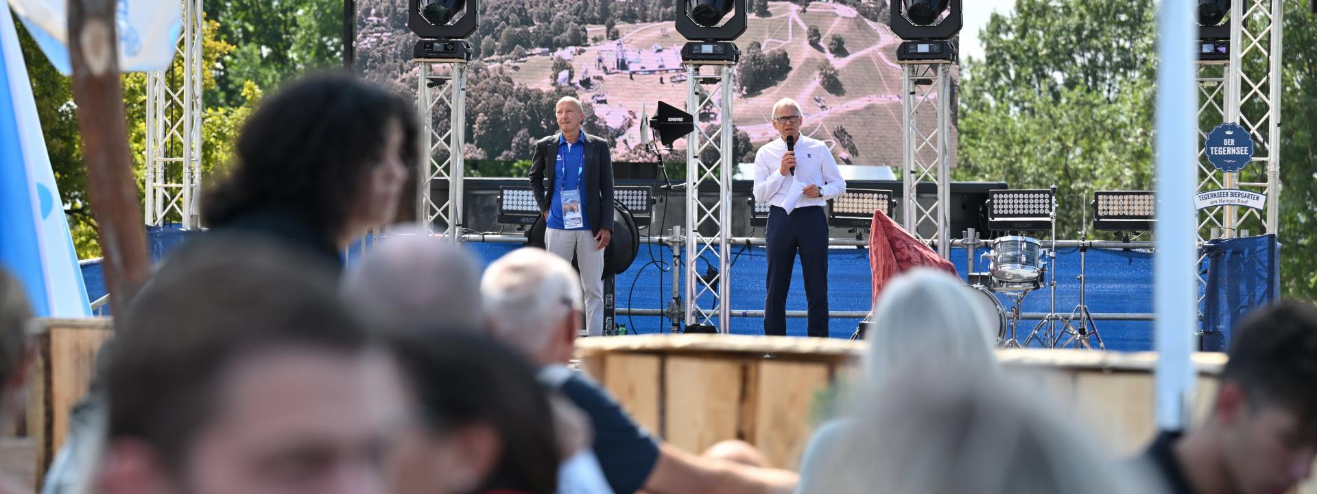 Begrüßung Engelhardt und Bertrandi