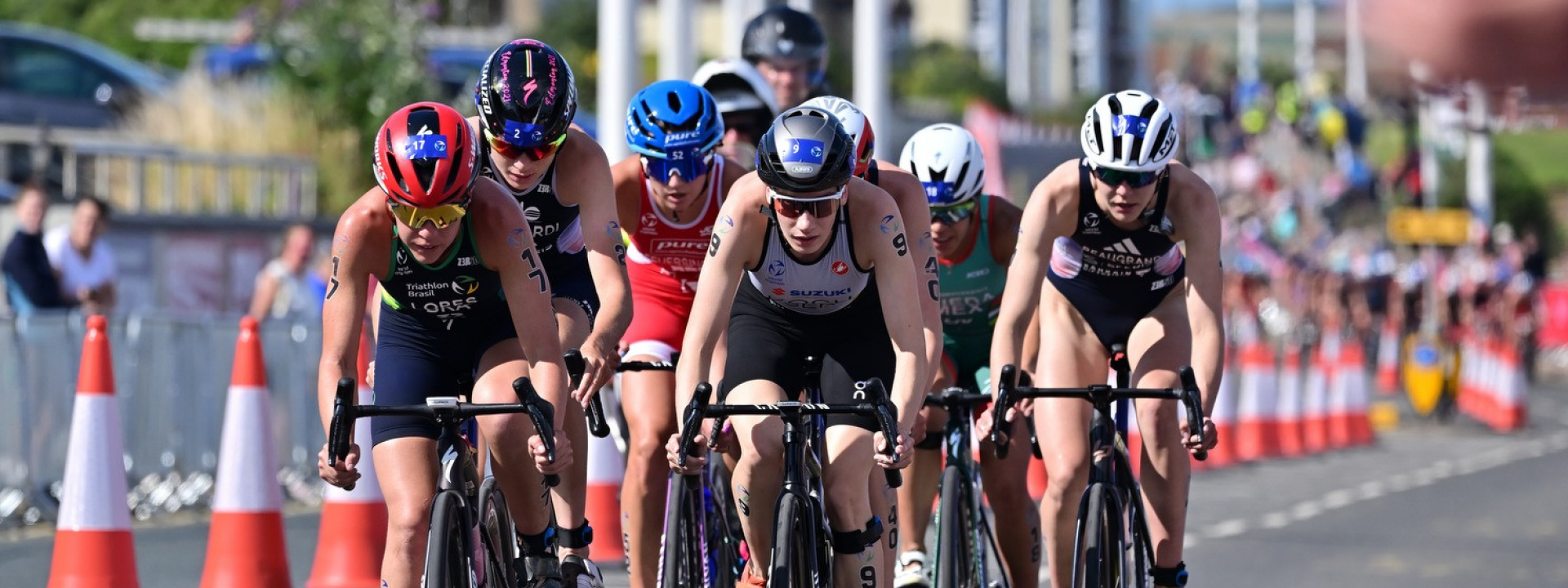 Annika Koch kämpft in der Spitzengruppe in Sunderland