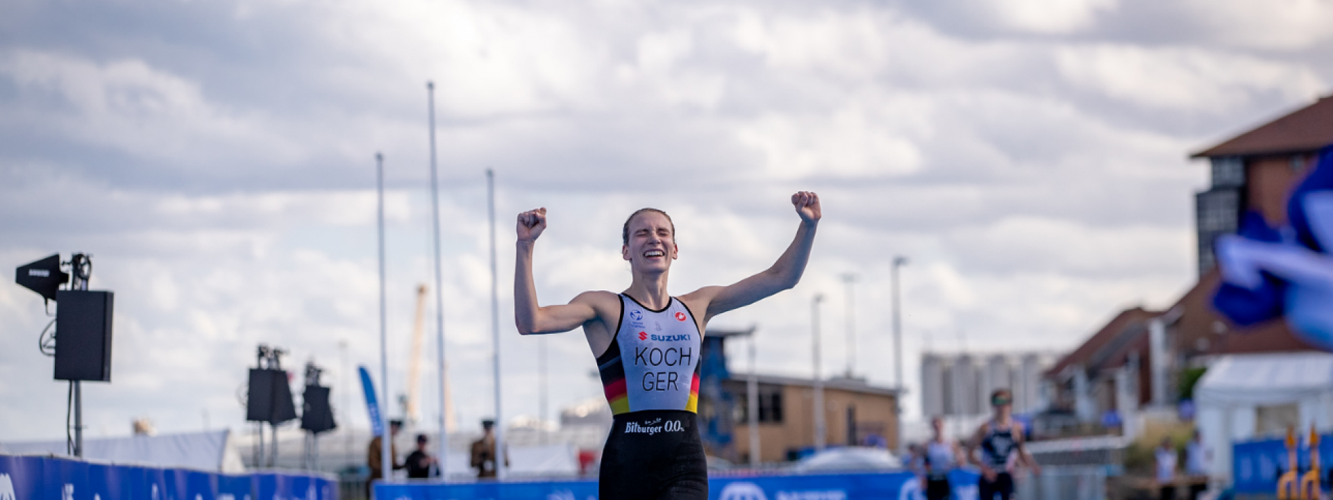 Annika Koch freut sich über Platz drei in Sunderland