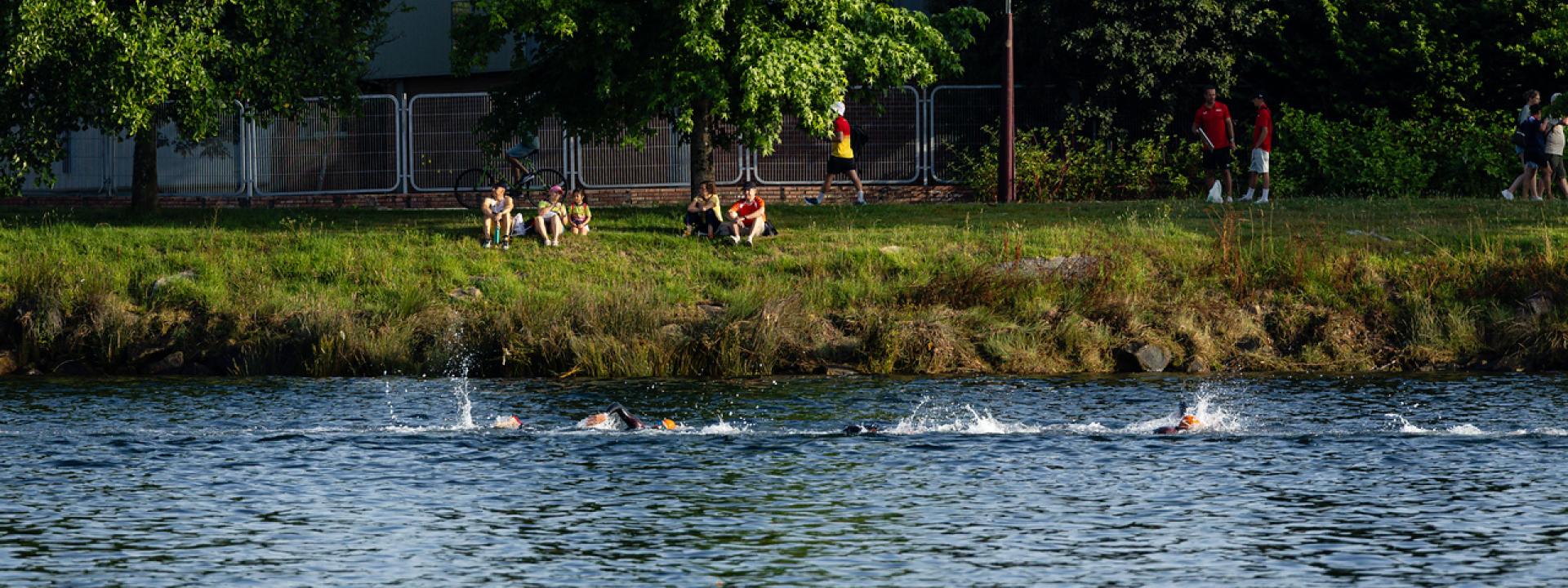 Pontevedra Langdistanz Schwimmer