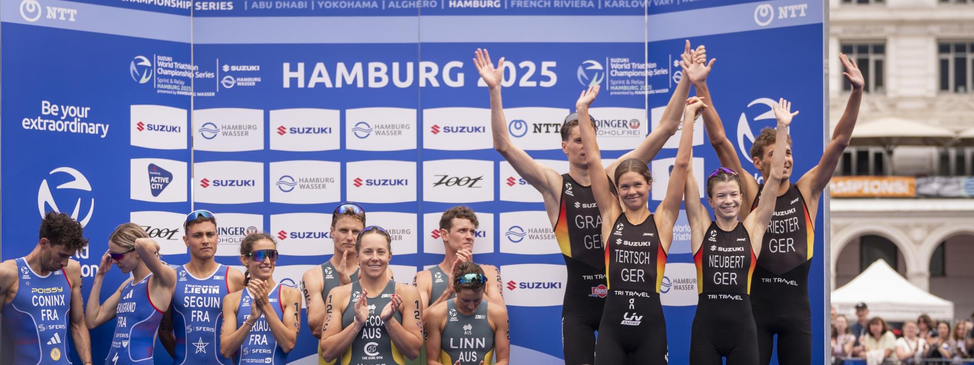 Bronze für die Staffel in Hamburg 2025