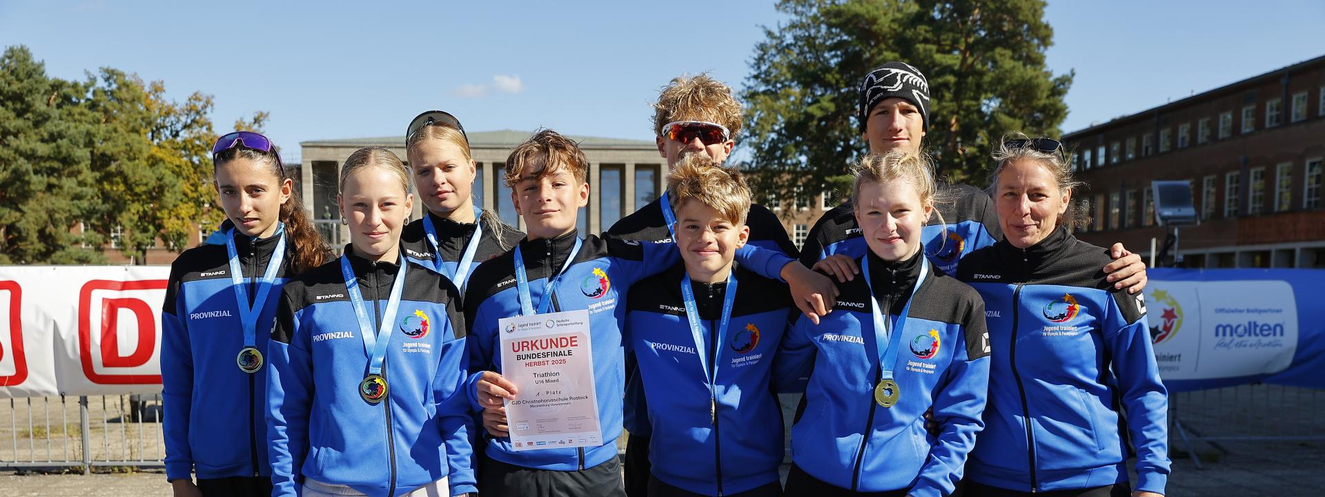 CJD Christopherusschule Rostock - Sieger JtfO 2025