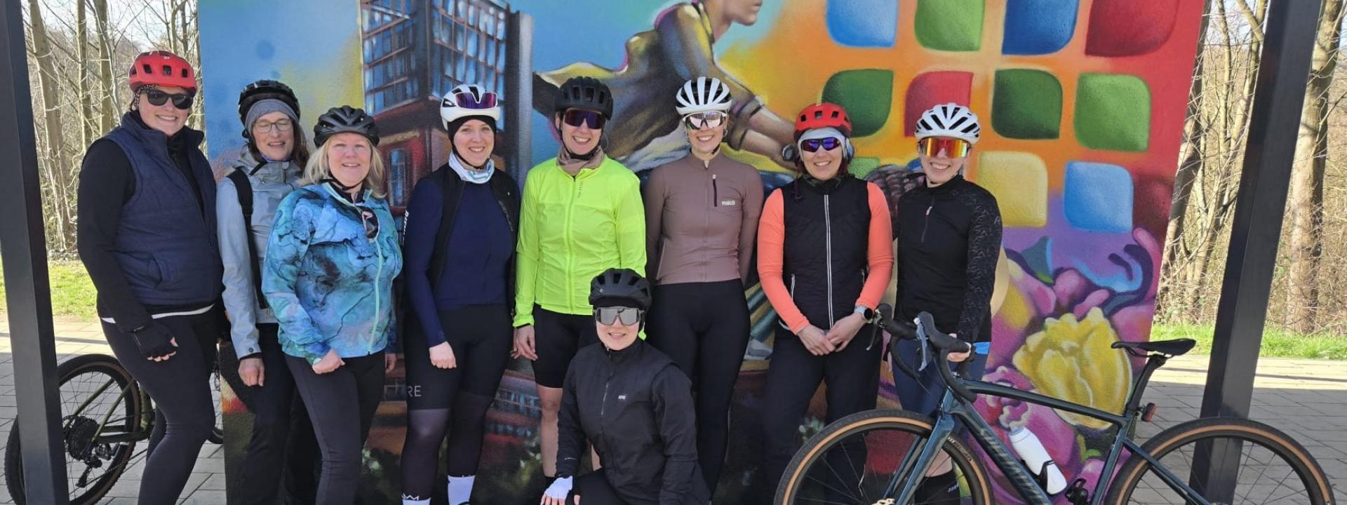 Triathlon Einsteigerinnen vor der Radtour