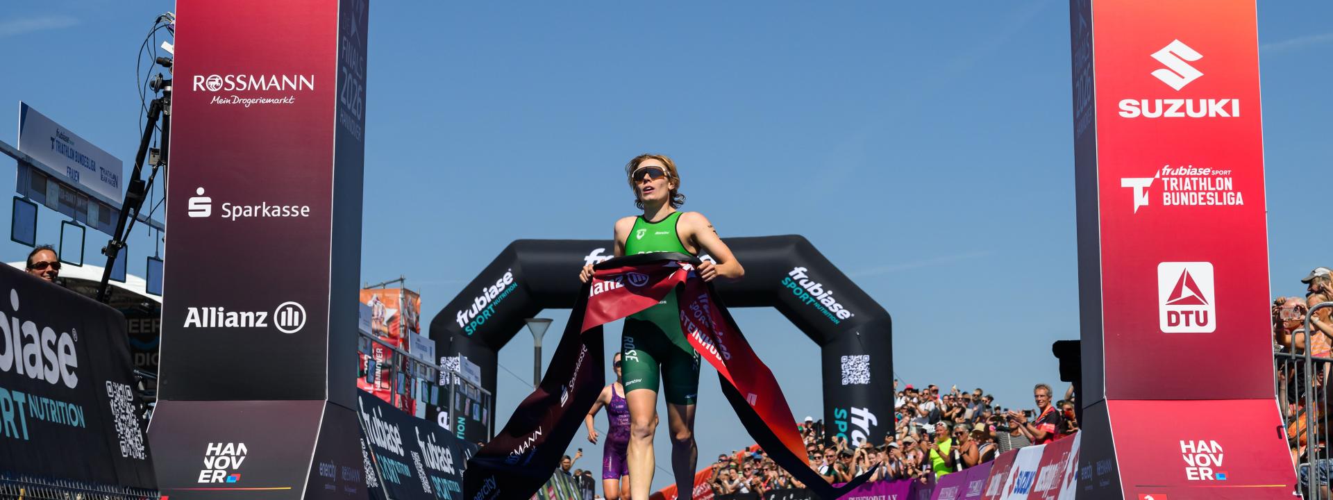 Zieleinlauf Laura Lindemann