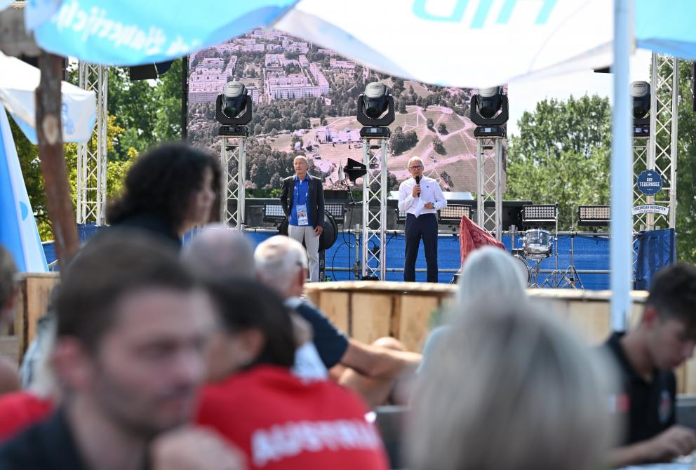 Begrüßung Engelhardt und Bertrandi