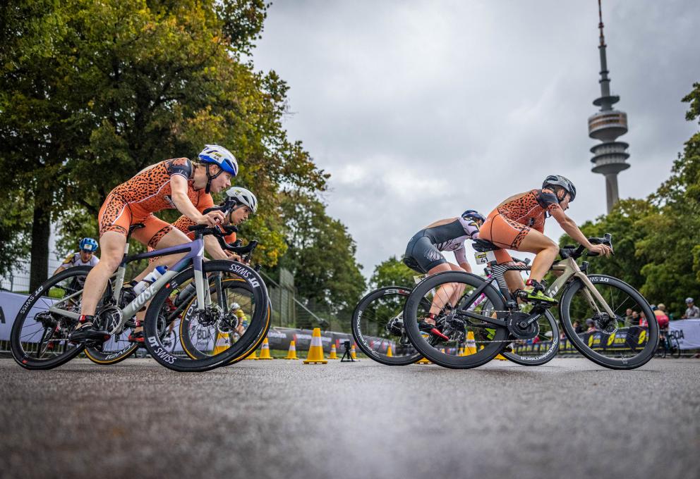 Laura Lindemann im Feld der Verfolgerinnen