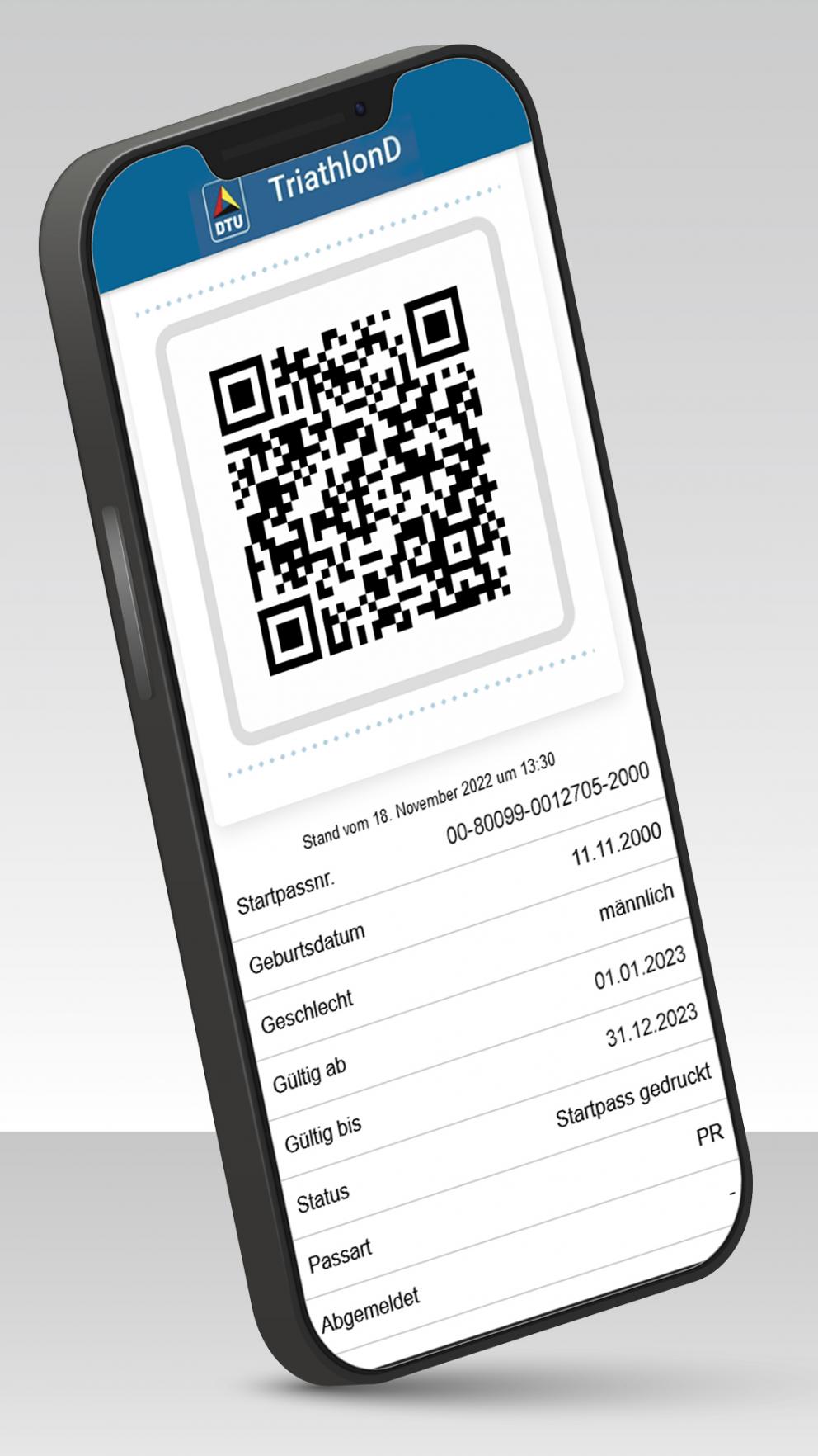 Screenshot Startpass App