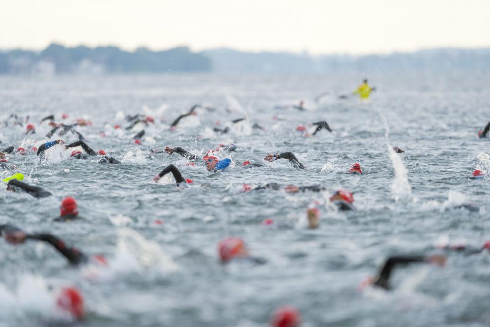 Schwimmen beim OstseeMan