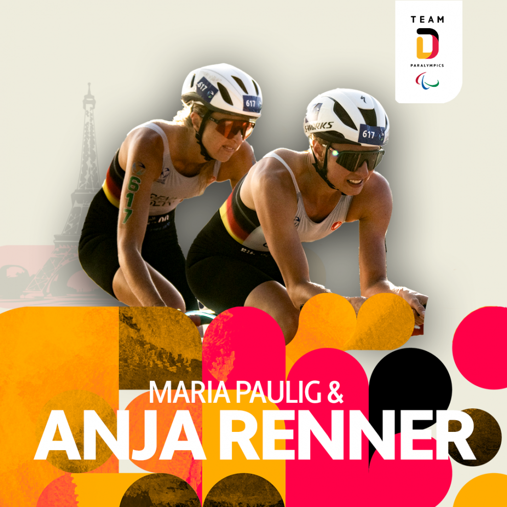 Anja Renner und Maria Paulig Grafik Paralympics 2024