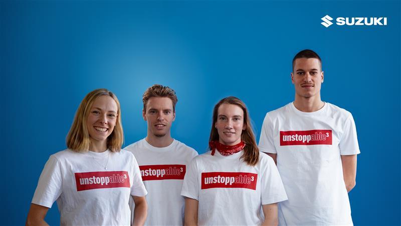 Athletinnen und Athleten des Team Suzuki 2026