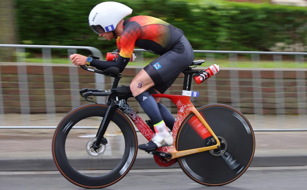 Timo Schaffeld auf dem Rad