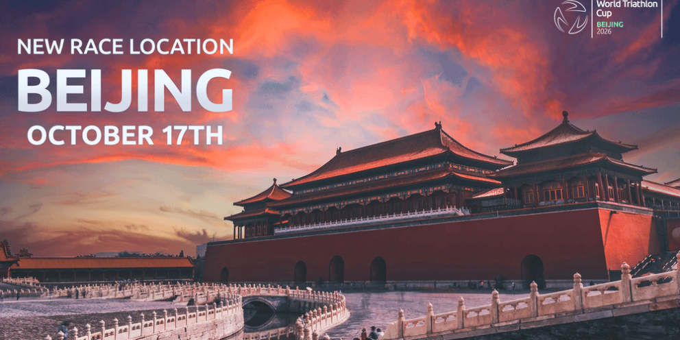 Tempel im Abendrot in Peking