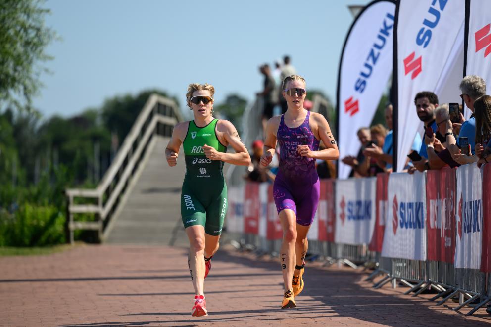 Sprintduell von Laura Lindemann und Julia Bröcker