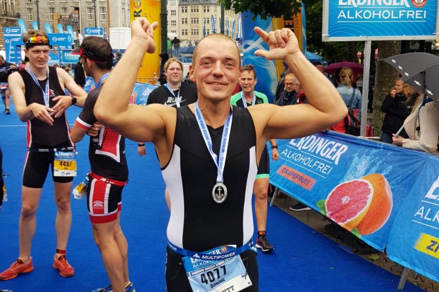 Domenico, einst Alkoholiker, nun Triathlet