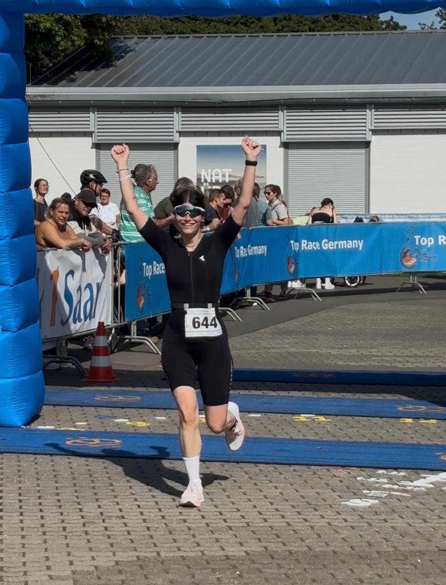 Zieleinlauf Amelie Puhl