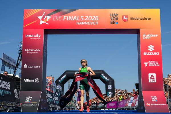 Zieleinlauf Laura Lindemann