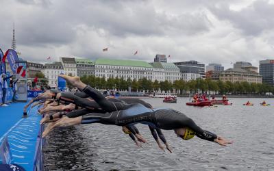In Hamburg findet 2023 die World Triathlon Sprint & Relay Championships statt