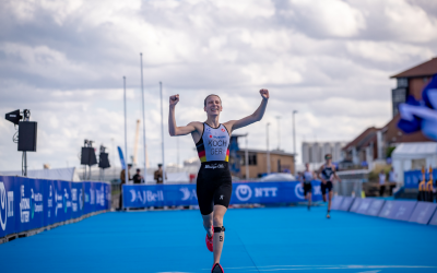 Annika Koch freut sich über Platz drei in Sunderland