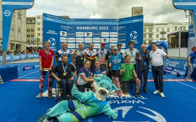 Gruppenbild der Para Aktiven bei der Deutschen Meisterschaft