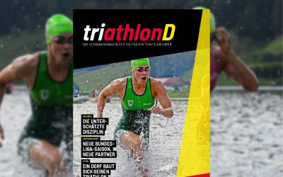 Cover triathlonD 02/26 mit Hintergrund