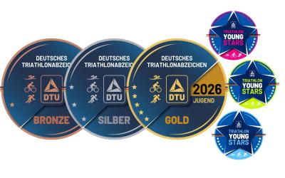 Triathlonabzeichen Jugend und YoungStar neues Design 2026