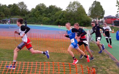 DM Duathlon 2019 männliche jugend a zwwiter links sieger rechts