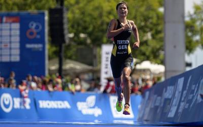 Rennen der olympischen Distanz U23 Grand Final in Lausanne - ITU World Triathlon Series, 30.08.2019